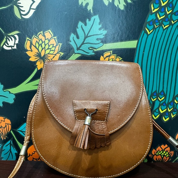 Bally 1970s Vintage Brown Leather Saddle Crossbody | Made in Italy - Picture 5 of 12